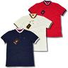 View Item Gabicci Vintage Mod Retro Small Stripe Collar Pique Polo Shirt